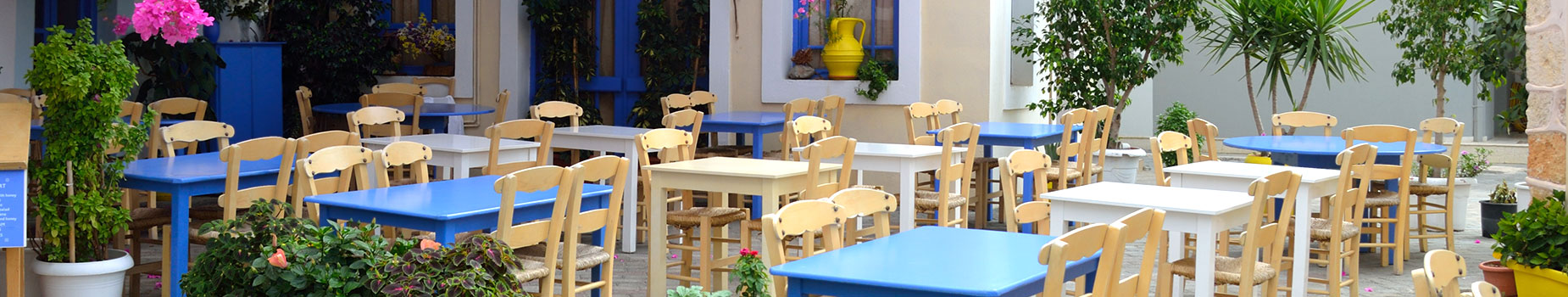 Restaurants in centrum van Malia