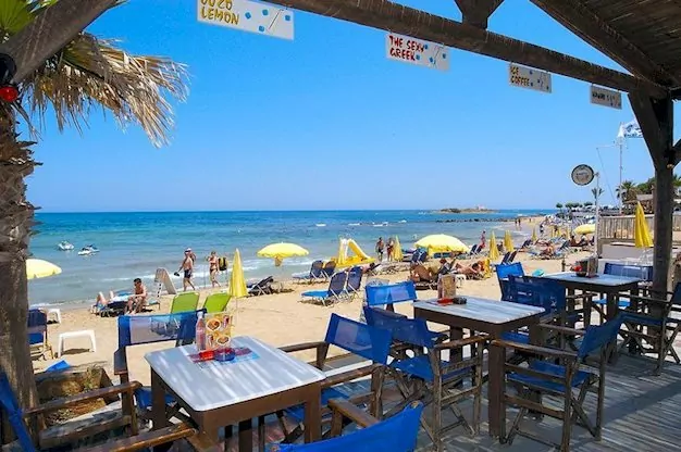 8 daagse vliegvakantie naar Aeolos Beach in malia, griekenland